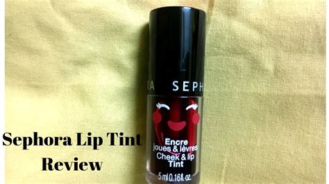 sephora lip tint reviews.